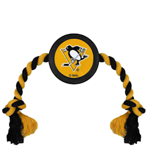 Pets First Hockey Puck Pet Toy - Pittsburgh Penguins