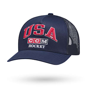 CCM USA Flag Hockey Meshback Trucker Hat - Adult