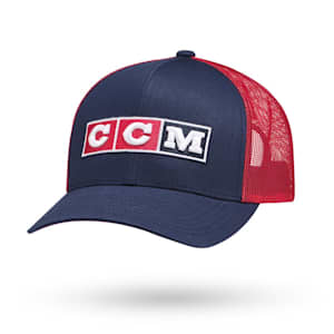 CCM HOCKEY SENIOR/ADULT TEAM KNIT STOCKING CAP/HAT OSFM-RED GREY NAVY BLACK 
