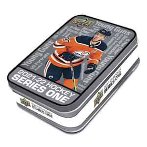 Upper Deck 2021-2022 NHL Series 1 Hockey Trading Cards Collector Tin