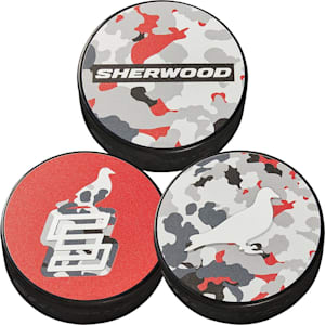 Sher-Wood X Staple Collaboration 3-Pack Pucks