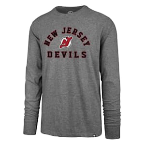 47 Brand Varsity Arch Super Rival Long Sleeve Tee - NJ Devils - Adult