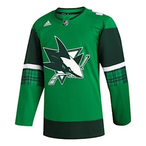 Adidas San Jose Sharks Authentic St. Patrick's Day Jersey - Adult
