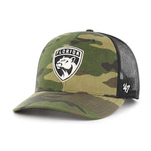 47 Brand Camo Trucker Hat - Florida Panthers - Adult