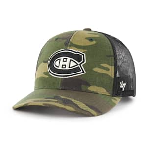 47 Brand Camo Trucker Hat - Montreal Canadiens - Adult