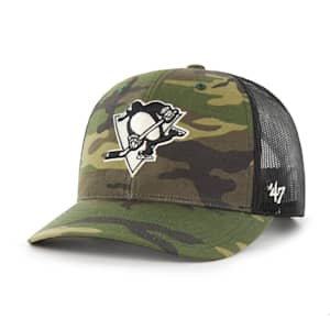 47 Brand Camo Trucker Hat - Pittsburgh Penguins - Adult