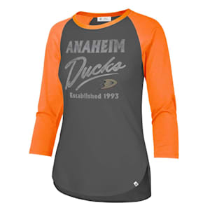 47 Brand High Rise Frankie Raglan - Anaheim Ducks - Womens
