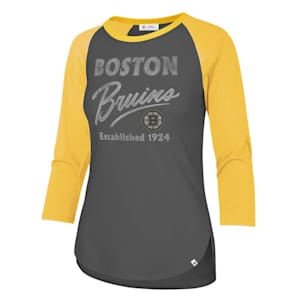 47 Brand High Rise Frankie Raglan - Boston Bruins - Womens