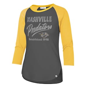 47 Brand High Rise Frankie Raglan - Nashville Predators - Womens