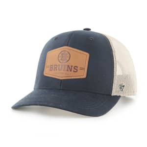 47 Brand Rawhide Trucker Hat - Boston Bruins - Adult