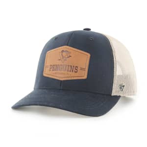 47 Brand Rawhide Trucker Hat - Pittsburgh Penguins - Adult