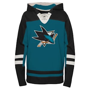 San Jose Sharks Hoodie Sweatshirt Youth XL NHL Hockey SJ Pullover Teal