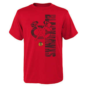 Outerstuff Cool Camo Short Sleeve Tee - Chicago Blackhawks - Youth