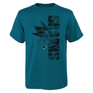 Outerstuff Cool Camo Short Sleeve Tee - San Jose Sharks - Youth