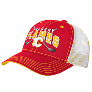 Outerstuff Core Lockup Meshback Adjustable Hat - Calgary Flames - Youth