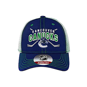 Outerstuff Core Lockup Meshback Adjustable Hat - Vancouver Canucks - Youth