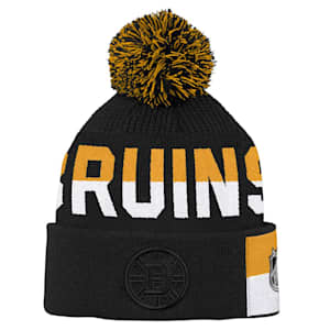 Outerstuff Face-Off Jacquard Knit Hat - Boston Bruins - Youth