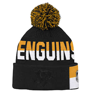 Outerstuff Face-Off Jacquard Knit Hat - Pittsburgh Penguins - Youth