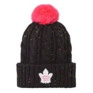 Outerstuff Pink Nep Yarn Cuff Pom Beanie - Toronto Maple Leafs - Girls