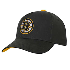 Outerstuff Precurved Snapback Hat - Boston Bruins - Youth