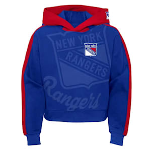 Outerstuff Record Setter Pullover Hoodie - New York Rangers - Girls