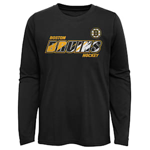 Outerstuff Rink Reimagined Long Sleeve Tee Shirt - Boston Bruins - Youth