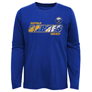Outerstuff Rink Reimagined Long Sleeve Tee Shirt - Buffalo Sabres - Youth