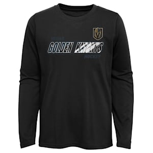Outerstuff Rink Reimagined Long Sleeve Tee Shirt - Vegas Golden Knights - Youth