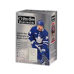 Upper Deck 2021-2022 NHL O-Pee-Chee Platinum Hockey Trading Cards Blaster Box