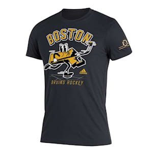 Adidas Authentic Blended Short Sleeve Tee - Boston Bruins - Adult