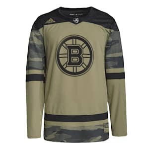 Adidas Authentic Military Appreciation NHL Practice Jersey - Boston Bruins - Adult