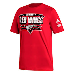 Adidas Reverse Retro 2.0 Fresh Playmaker Tee Shirt - Detroit Red Wings - Adult