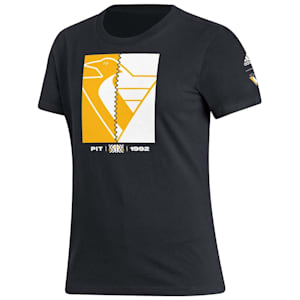 Adidas Reverse Retro 2.0 Fresh Playmaker Tee Shirt - Pittsburgh Penguins - Womens