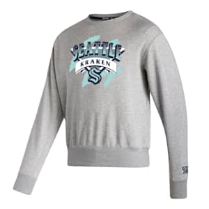 Adidas Reverse Retro 2.0 Vintage Pullover Sweatshirt - Seattle Kraken - Adult