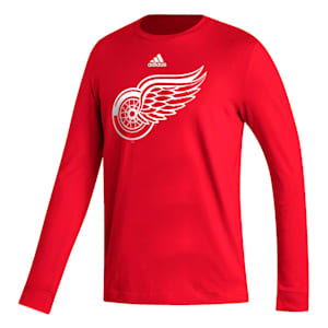 Adidas Sport Fresh Long Sleeve Tee - Detroit Red Wings - Adult