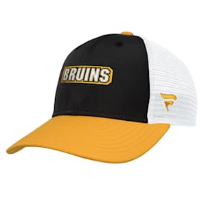 Outerstuff Reverse Retro Adjustable Meshback Hat - Boston Bruins - Youth