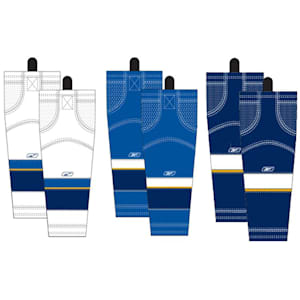 Reebok St. Louis Blues Edge SX100 Hockey Socks- 2014 - Junior