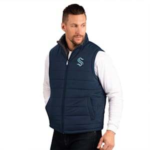 G-III Sports Power Hitter Reversible Vest - Seattle Kraken - Adult