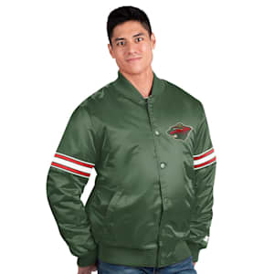 G-III Sports Pick And Roll Starter Jacket - Minnesota Wild - Adult