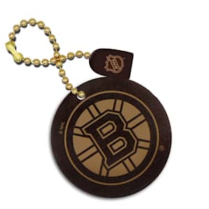 Leather Treaty Key Chain - Boston Bruins