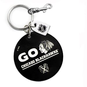 Leather Treaty Key Chain - Chicago Blackhawks