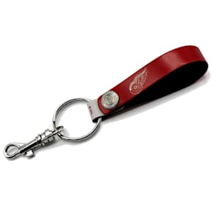 Leather Treaty Keychain Loop - Detroit Red Wings
