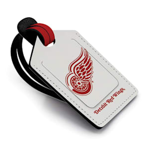 Leather Treaty Luggage Tag - Detroit Red Wings