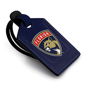 Leather Treaty Luggage Tag - Florida Panthers