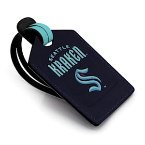 Leather Treaty Luggage Tag - Seattle Kraken