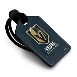 Leather Treaty Luggage Tag - Vegas Golden Knights