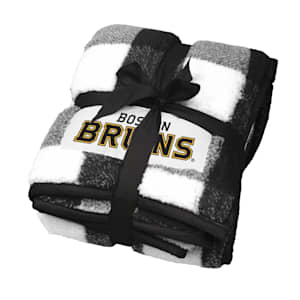 Logo Brands Buffalo Check Fleece - Boston Bruins