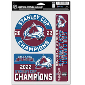 Wincraft Stanley Cup Champion Fan Decal 5.5x7.75 - Colorado Avalanche