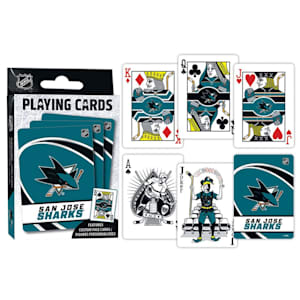 MasterPieces NHL Playing Cards - San Jose Sharks
