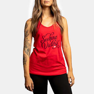 Warroad Script Racerback Tank Top - Womens